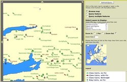 stone circles and rows in Ireland plotted on megalithic.co.uk
