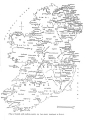 Map of Archeological sites in Ireland
