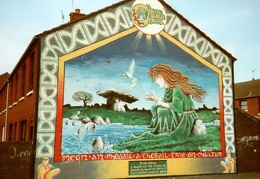Modern day Celtic mural